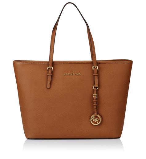 sac à main marron michael kors|Michael Kors jet set.